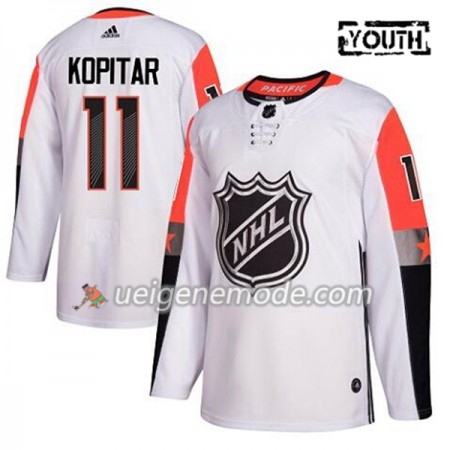 Kinder Eishockey Los Angeles Kings Trikot Anze Kopitar 11 2018 NHL All-Star Pacific Division Adidas Weiß Authentic